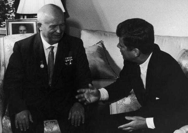 Khrushchev and Kennedy hold summit in Vienna
