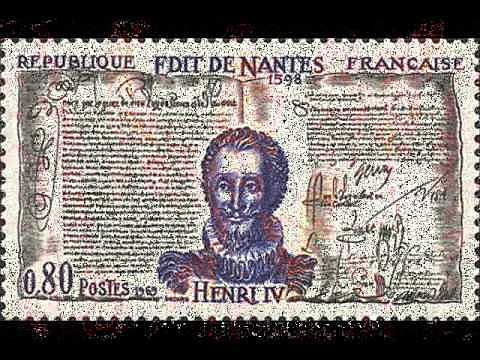 Henry IV issues the Edict of Nantes