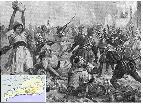 Rebelión de los moriscos de las Alpujarras.
