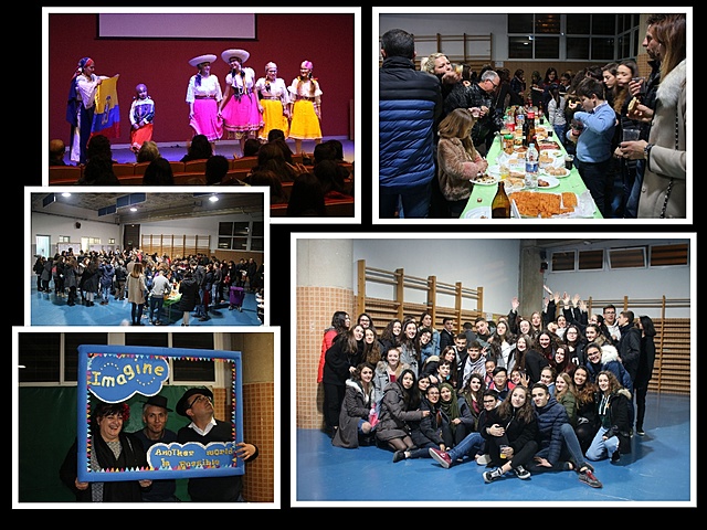 Dinner with host families