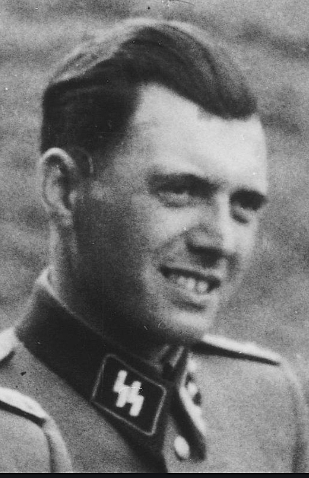 Dr Josef Mengele arrives at Auschwitz