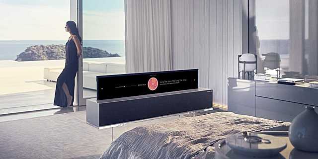 Televisores enrollables