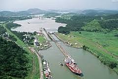 The Panama Canal opens for business.