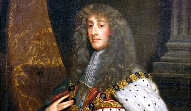 Charles II dies. Accession of James II.