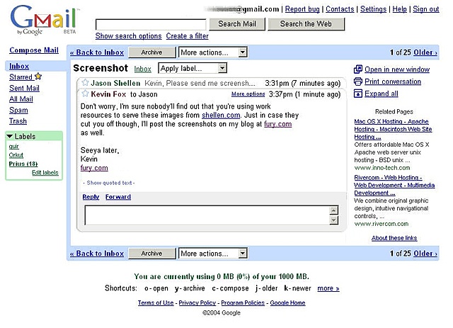 Introduction of Gmail