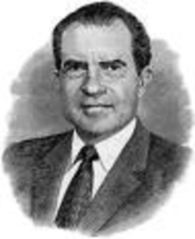 President Nixon stuns Americans by announcing U.S. and South Vietnamese incursion into Cambodia