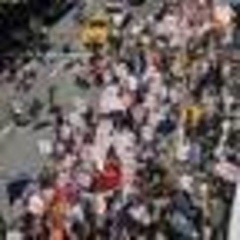 Massive anti-war demonstrations held in the U.S.