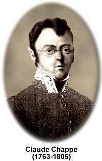 Creación del telégrafo óptico.