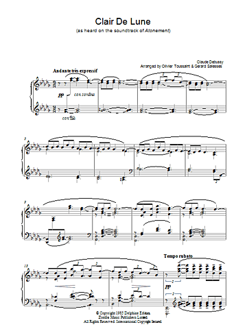 Claire de Lune - Debussy