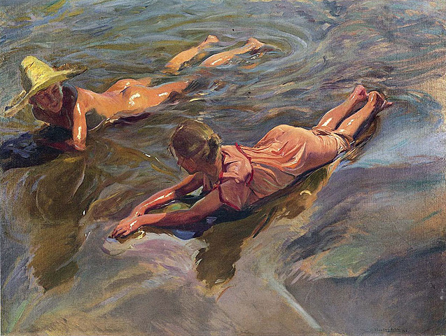 Idilio en el mar - Joaquín Sorolla