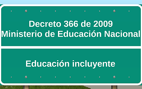 Decreto 366 de 2009