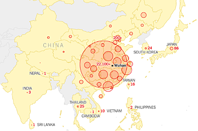 Geography: 25 Countries Currently Affected