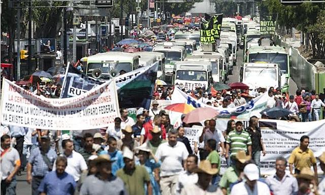 Protesta día de trabajo