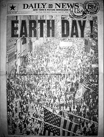 First Earth Day observed