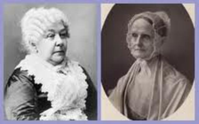 Lucretia Mott and Elizabeth Cady Stanton