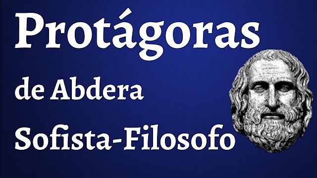 Filosofo Protagoras.