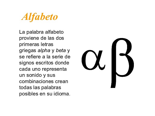 Alfabeto