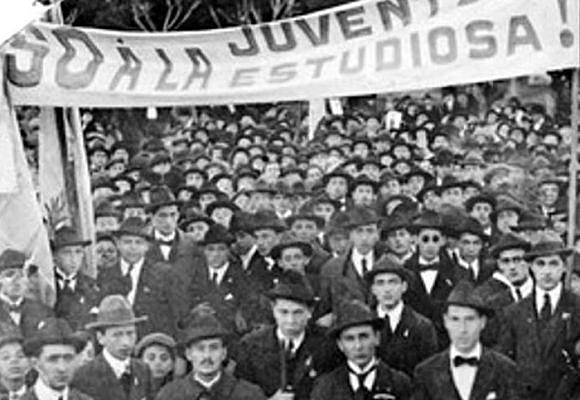 se levanta el  el movimiento estudiantil argentino