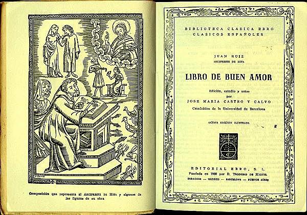 Juan Ruiz escribe el libro de Buen Amor