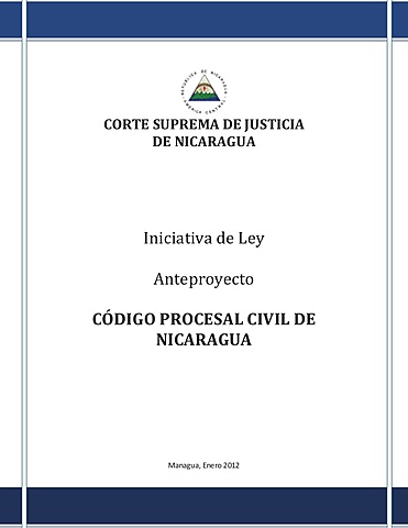 Feminismo Nacional/ Nuevo código civil de Nicaragua