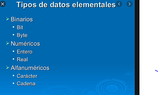 Tipo de datos elementales