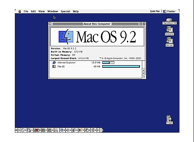 2001: Lanzamiento de Mac OS para PC