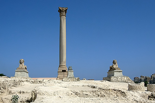 Templo de Serapis en Alejandría.