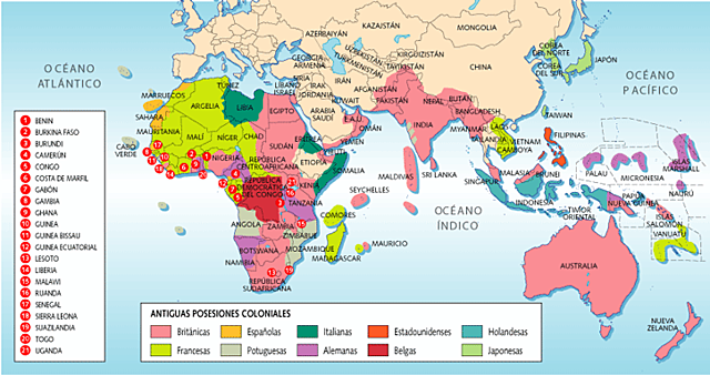 LAS POTENCIAS IMPERIALISTAS SE ANEXIONARON LA MAYOR PARTE DEL MUNDO