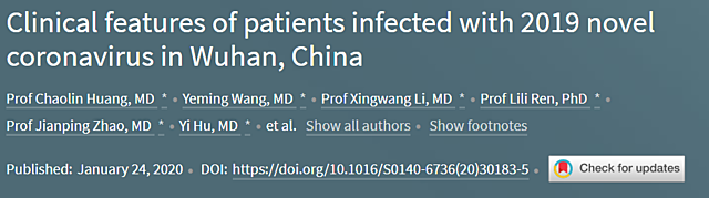 首例新冠肺炎患者出现症状