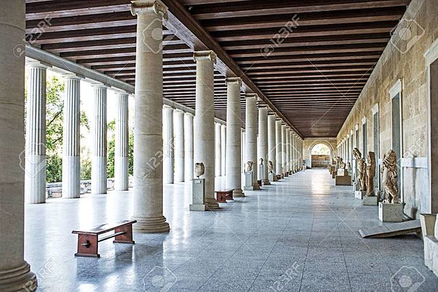 Stoa de Atalo en Atenas.