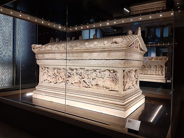 Sarcófago de Alejandro Magno.