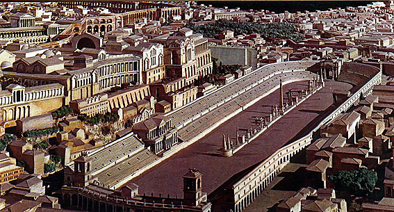 Construcción del circo Máximo de Roma