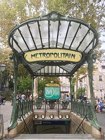 Stazioni metropolitana Parigi, Guimard