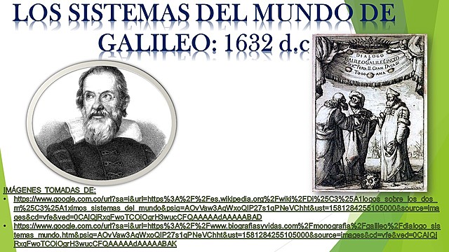 LOS SISTEMAS DEL MUNDO DE GALILEO:1632 d.c