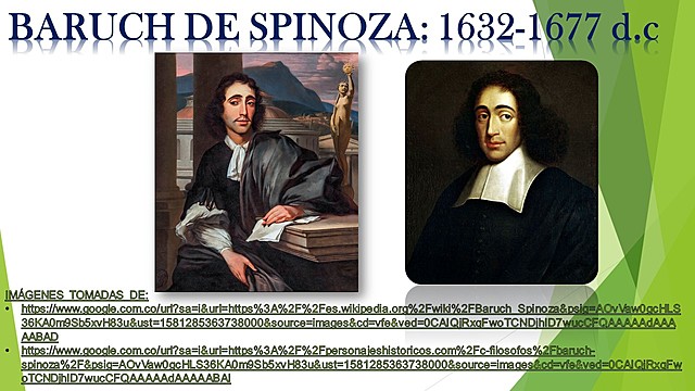 BARUCH DE SPINOZA: 1632-1677 d.c