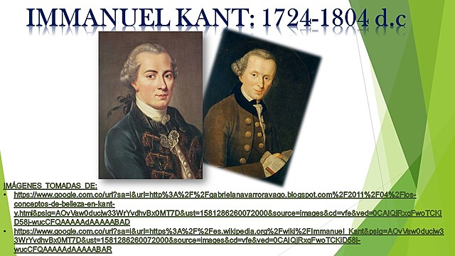 IMMANUEL KANT: 1724-1804 d.c