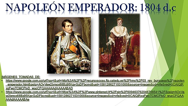 NAPOLEÓN EMPERADOR: 1804 d.c