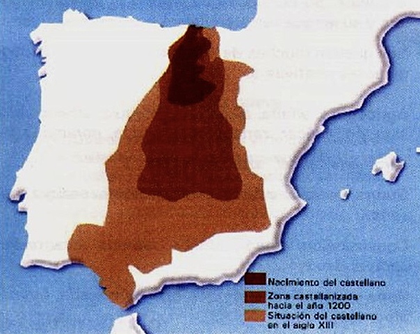 Nacimiento y expansión del castellano-Siglo XIV