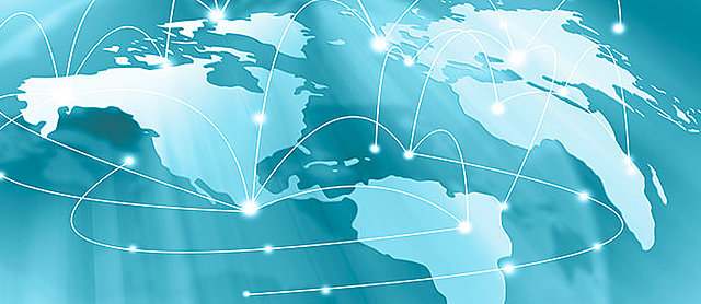 Primera conexión internacional