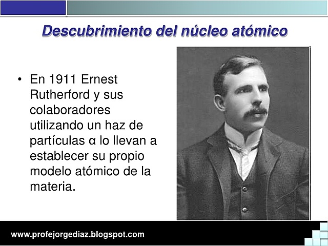 Ernest Rutherford, y sus colaboradores, dividen el átomo.