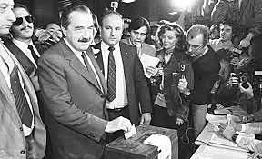 Retorno a la democracia.