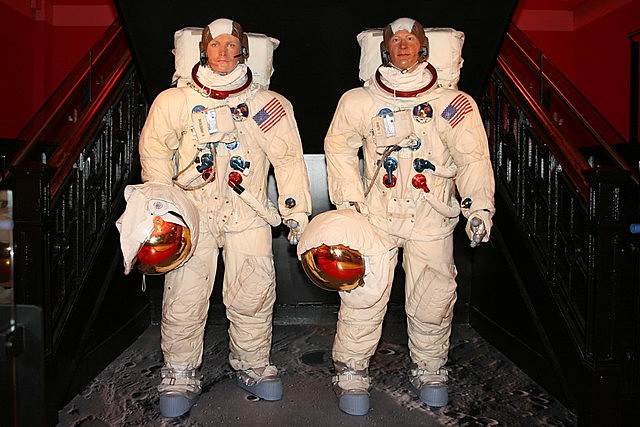 Neil Armstrong and Buzz Aldrin become the first two people to walk on the Moon