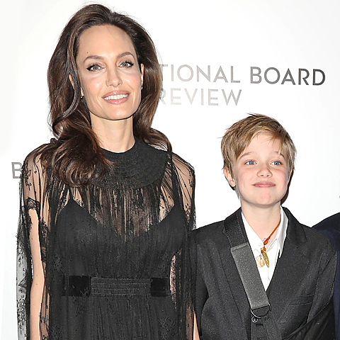 Their son Shiloh was born