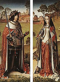 Subida al trono de Juana I y Felipe de Austria