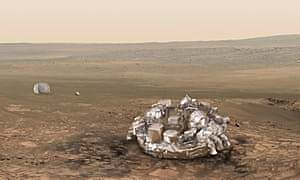 Mars probe collision