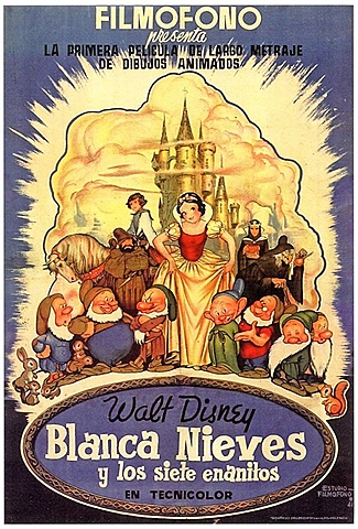 “Blancanieves y los siete enanitos”, primer largometraje animado a color