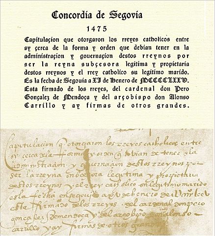 Concordia de Segovia