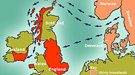 Timeline: The Vikings invade England