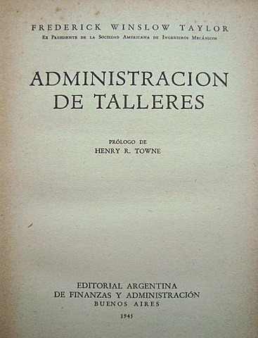 Administración del taller