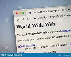 El navegador de Berners-Lee se llamó World Wide Web, teniendo su primer sitio web (The World Wide Web Project, 1991).